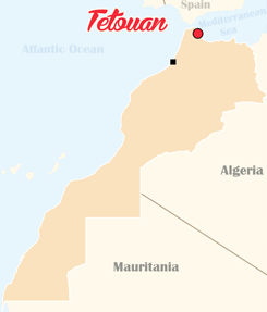 Morocco Map Tetouan