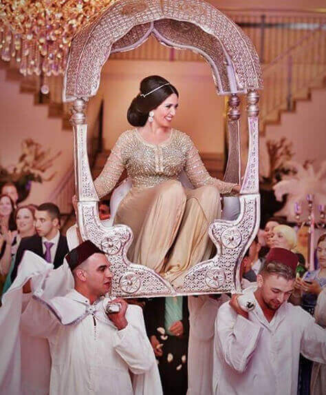 The bride in Moroccan Amaria