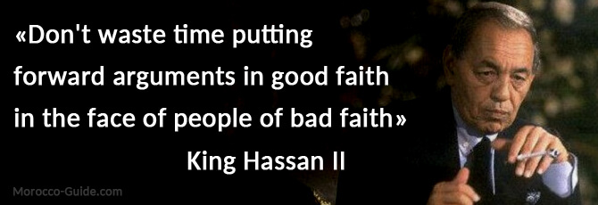 King Hassan II Quote - Morocco