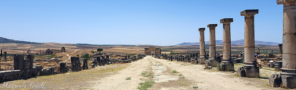 Volubilis - The Decumanus Maximus