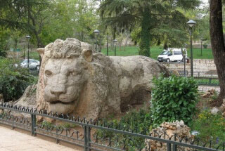 Ifrane Lion Sculpture