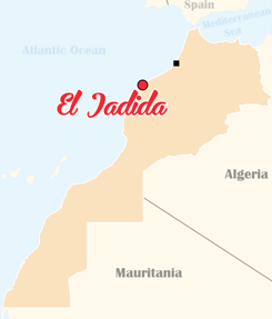 Morocco Map Mazagan