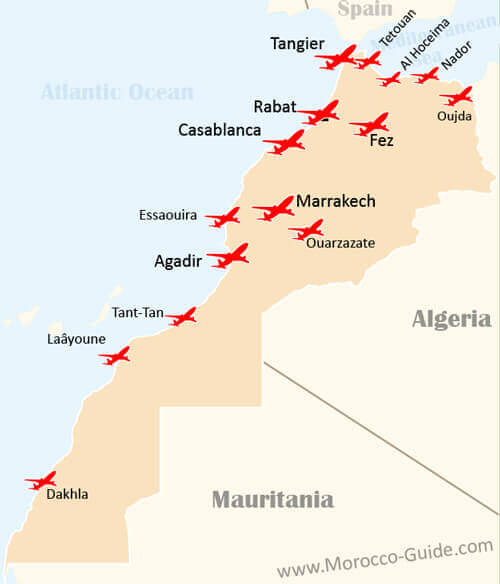 Morocco airports